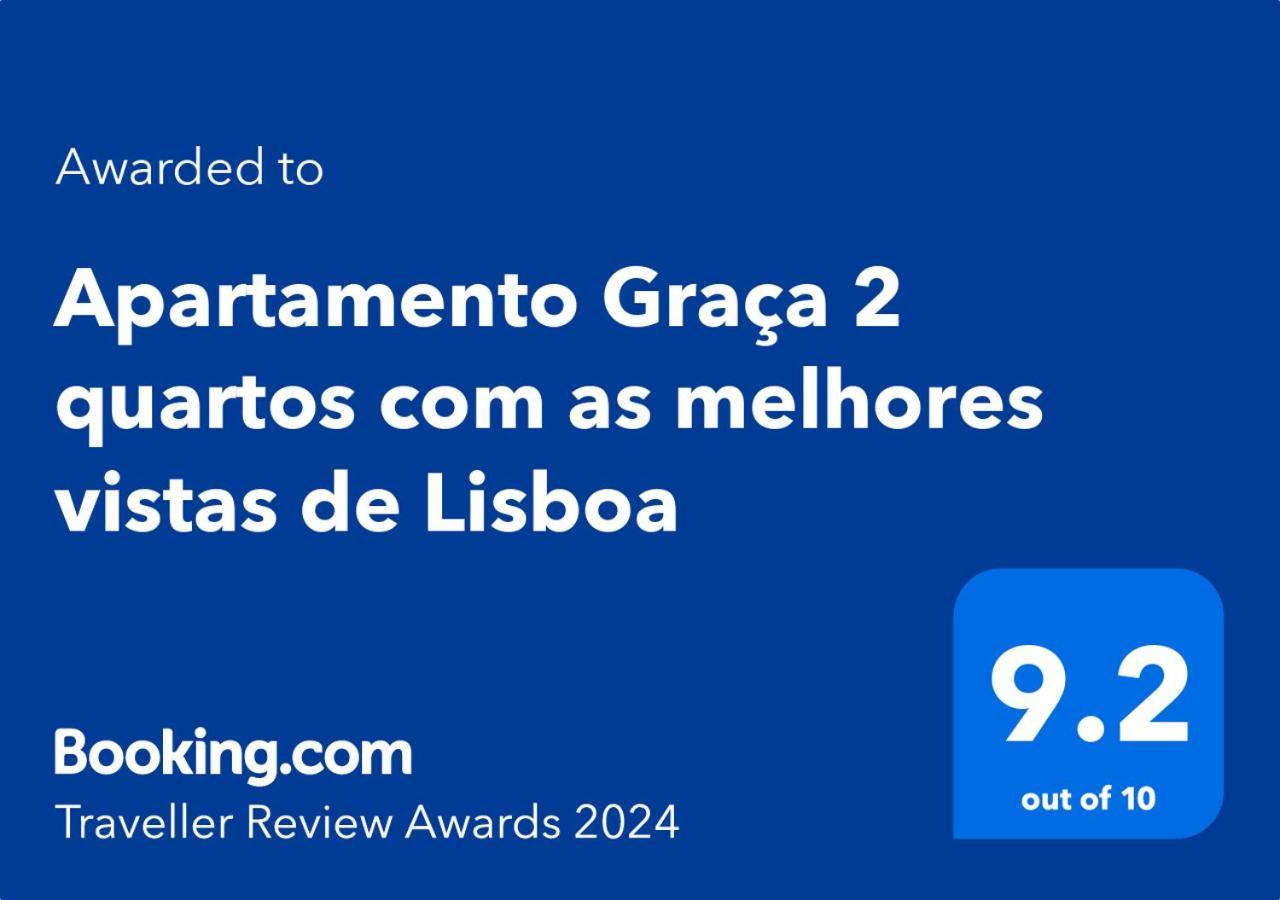 Apartamento Graça 2 quartos com as melhores vistas de Lisboa Exterior foto
